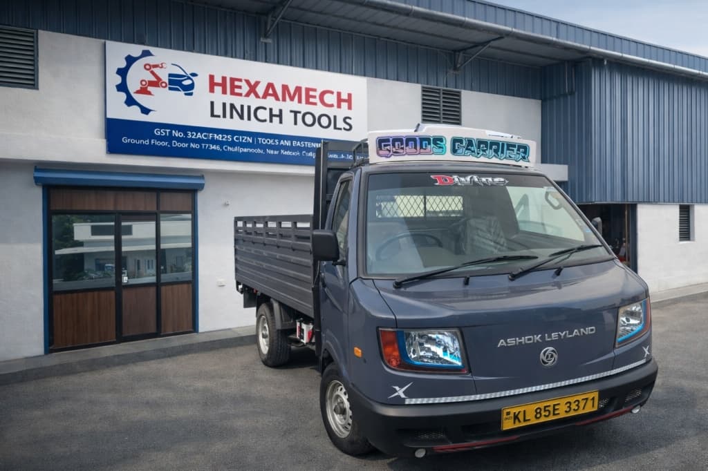 Hexamech Linich Tools Store Front and Delivery Truck
